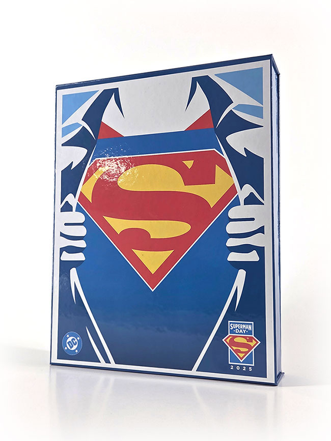 superman branded packaging