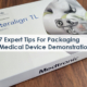 example of medical device demonstration packaging
